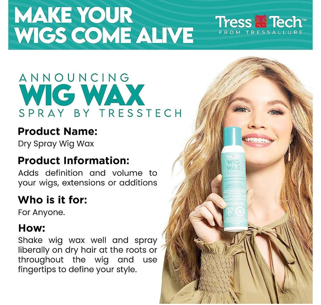 TressTech Wig Wax Spray by TressAllure