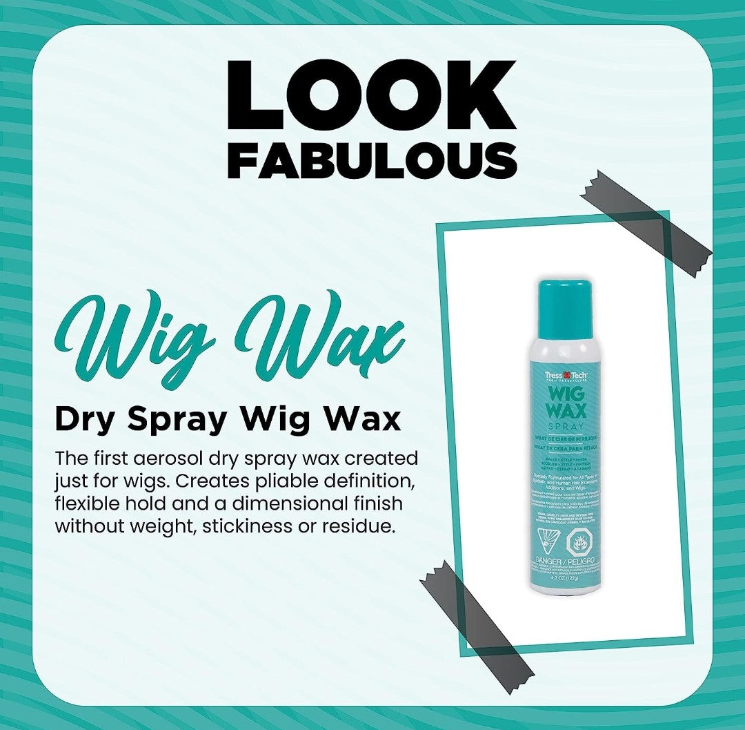 TressTech Wig Wax Spray by TressAllure