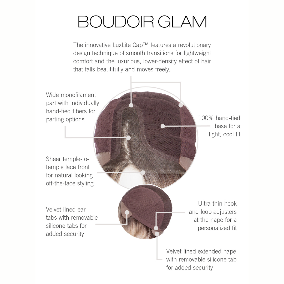 Boudoir Glam HT Wig by Raquel Welch | Heat Friendly Synthetic Hair | Petite/Average Cap