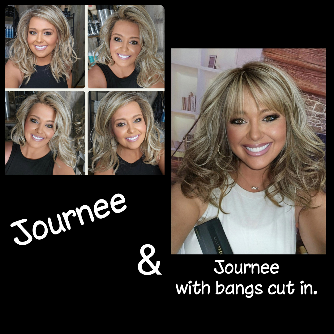 Journee | LIMITED-EDITION | Full Handtied Mono top | Extended ear to ear Creative Lace front