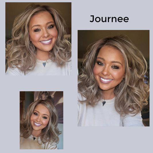 Journee | LIMITED-EDITION | Full Handtied Mono top | Extended ear to ear Creative Lace front