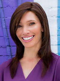 Ava Wig by Envy | Human Hair/Heat Friendly Synthetic Blend Hair | Average Cap