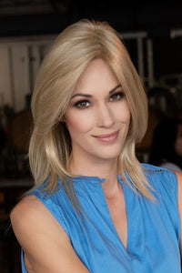 Ava Wig by Envy | Human Hair/Heat Friendly Synthetic Blend Hair | Average Cap
