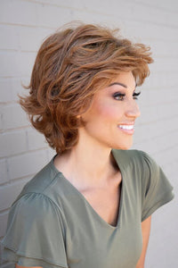 Kylie Wig by Envy | Human Hair/Heat Friendly Synthetic Blend Hair | Average Cap