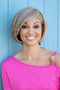 Shyla Wig by Envy | Human Hair/Heat Friendly Synthetic Blend Hair | Average Cap