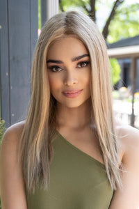 Veronica Wig by Envy | Human Hair/Heat Friendly Synthetic Blend Hair | Average Cap