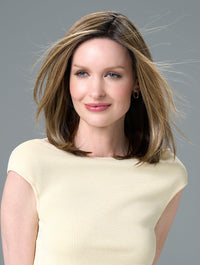 Zoey Wig by Envy | Human Hair/Heat Friendly Synthetic Blend Hair | Average Cap