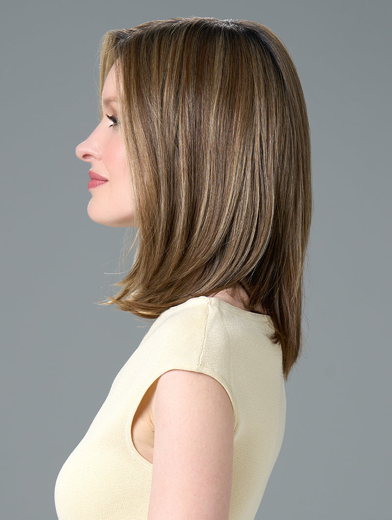 Zoey Wig by Envy | Human Hair/Heat Friendly Synthetic Blend Hair | Average Cap