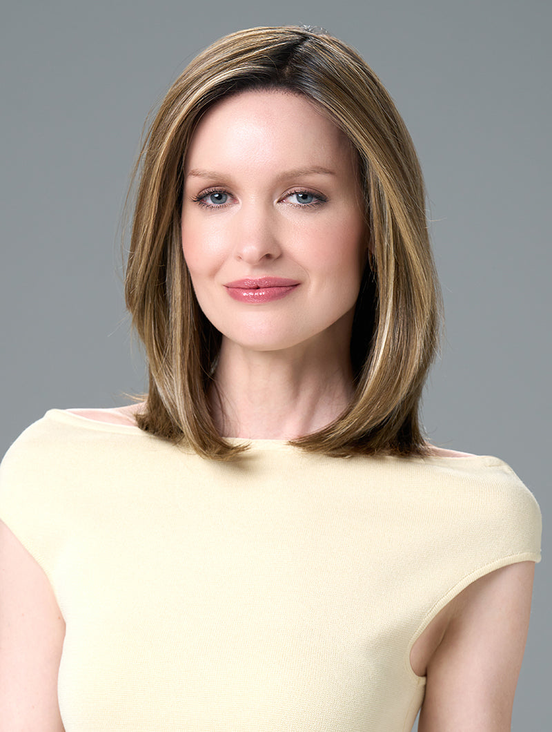 Zoey Wig by Envy | Human Hair/Heat Friendly Synthetic Blend Hair | Average Cap