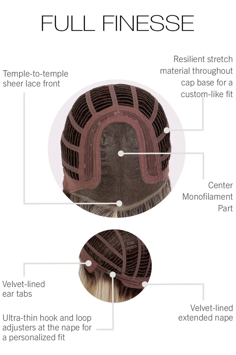 Full Finesse by Gabor | Synthetic Lace Front Wig (Wide Center Part)