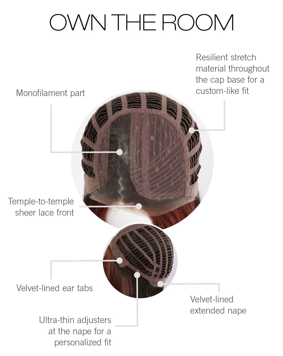Own the Room Wig by Gabor | Heat Friendly Synthetic Hair | Average Cap