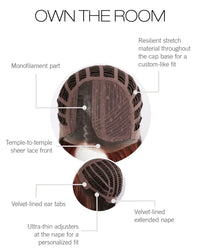 Own the Room Wig by Gabor | Heat Friendly Synthetic Hair | Average Cap