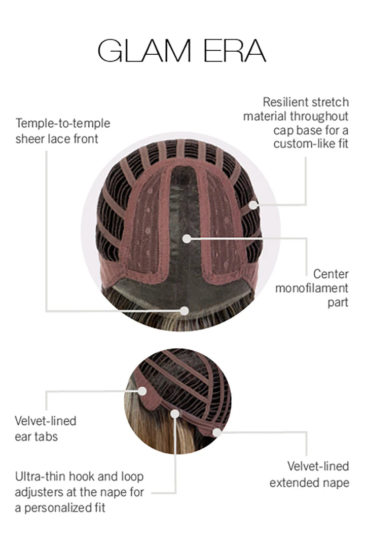 Glam Era Wig by Gabor | Heat Friendly Synthetic Hair | Average Cap