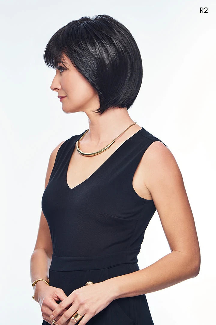 Seriously Sleek Bob Wig by Hairdo | Heat Friendly Synthetic Hair | Average Cap