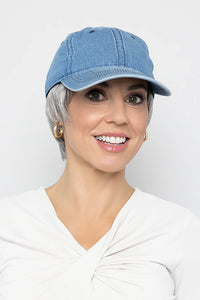 Denim Tapered Hat by Henry Margu