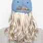 Denim Wavy Hat by Henry Margu