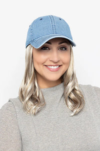 Denim Wavy Hat by Henry Margu