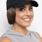 Short Hat Black by Henry Margu | Hair Accents | Hats with Hair