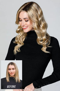 Top Coverage HT Wavy Topper 18" by Jon Renau | Synthetic Hair