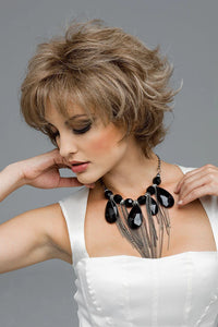 Kylie Wig by Envy | Human Hair/Heat Friendly Synthetic Blend Hair | Average Cap