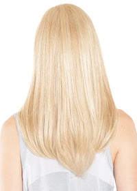 Lace Front Mono Top Straight 18” Topper by BelleTress | Heat Friendly Synthetic