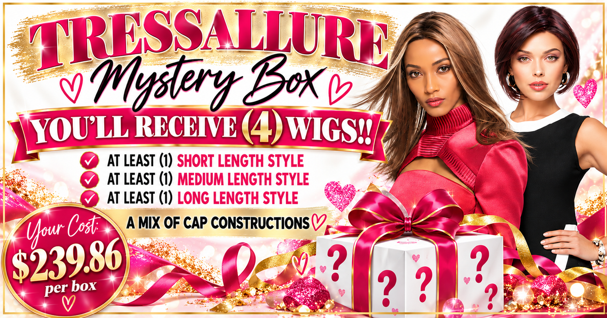 A Tressallure MYSTERY Box | Includes 4 wigs | Final Sale