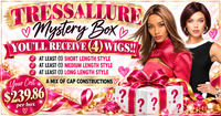 A Tressallure MYSTERY Box | Includes 4 wigs | Final Sale
