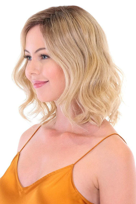 Premium 100% Handmade Topper Wave 14” by BelleTress | Heat Friendly Synthetic