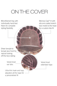 On The Cover Wig by Raquel Welch | Heat Friendly Synthetic Hair | Average Cap