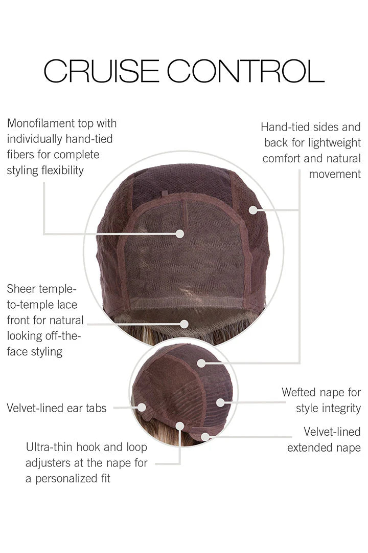 Cruise Control HT Wig by Raquel Welch | Heat Friendly Synthetic Hair | Average Cap