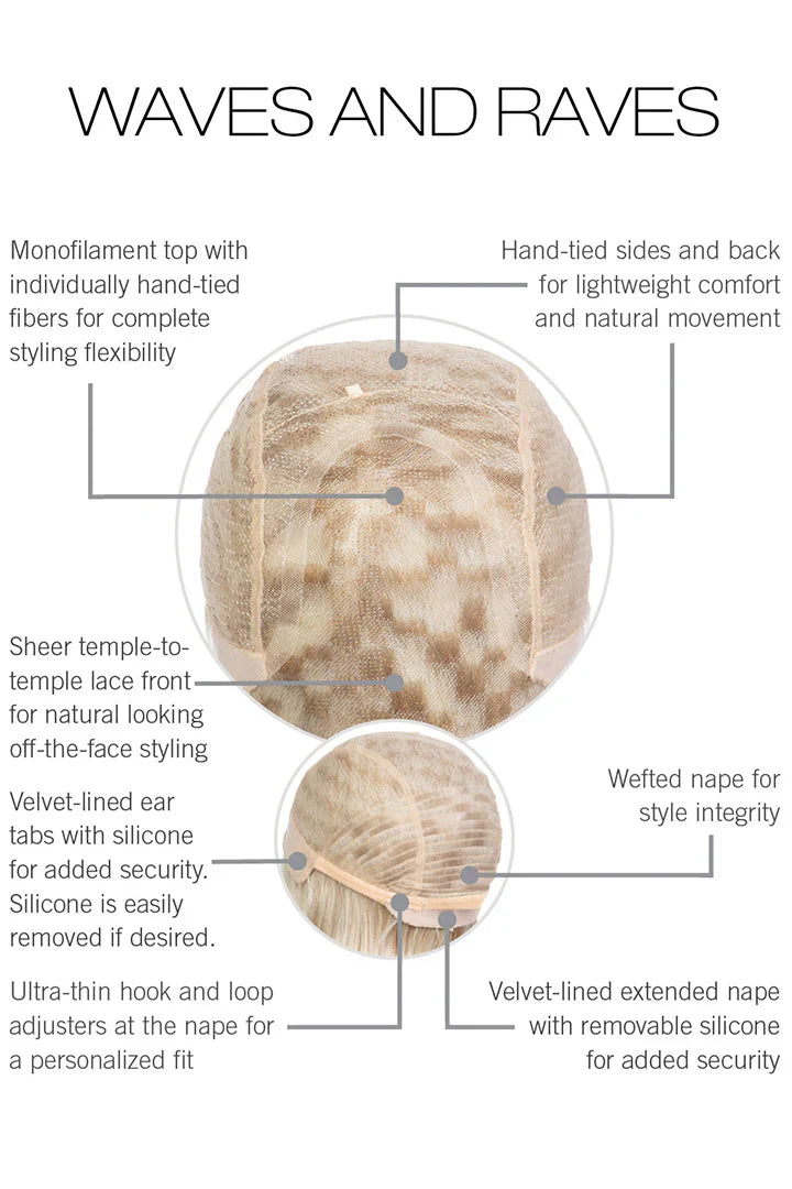 Waves and Raves HT Wig by Raquel Welch | Clearance