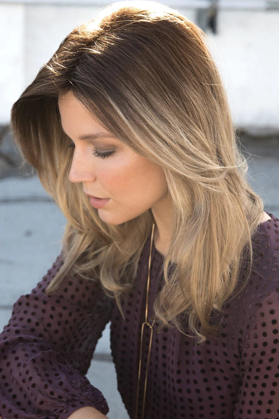 Long Top Piece Topper by Rene of Paris | Synthetic Hair
