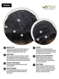 Sonia Wig by Envy | Synthetic Hair | Average Cap