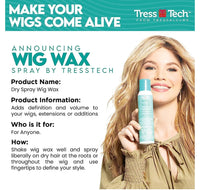 TressTech Wig Wax Spray by TressAllure