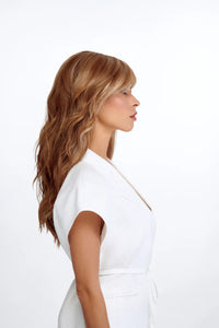 California Beach Waves Wig by TressAllure | Heat Friendly Synthetic Hair | Average Cap