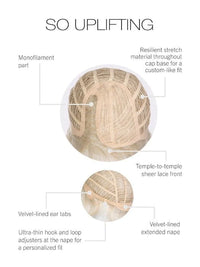 So Uplifting Wig by Gabor | Heat Friendly Synthetic Hair | Average Cap