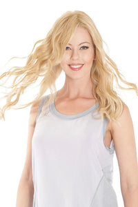 Lace Front Mono Top Wave 18” Topper by BelleTress | Heat Friendly Synthetic