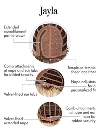 Jayla by Kim Kimble | Synthetic Lace Front Wig (Mono Part)