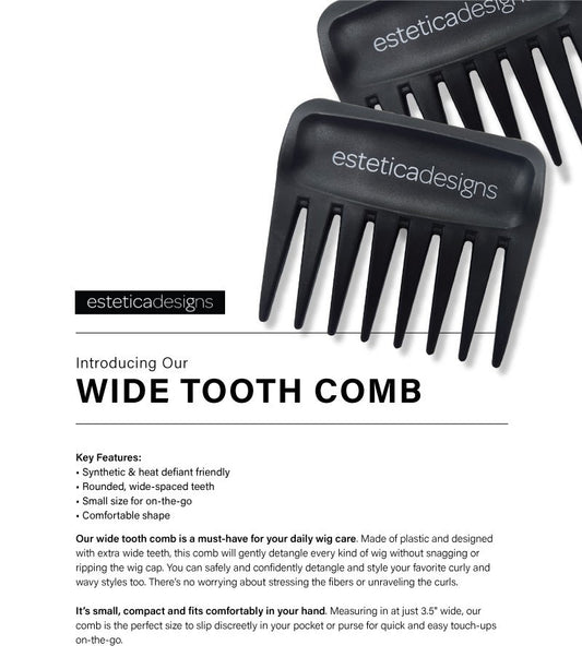 Wide Tooth Comb | By Estetica