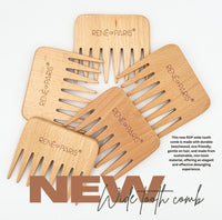 Wide Tooth Comb by Rene of Paris | Prevents Static and Frizz