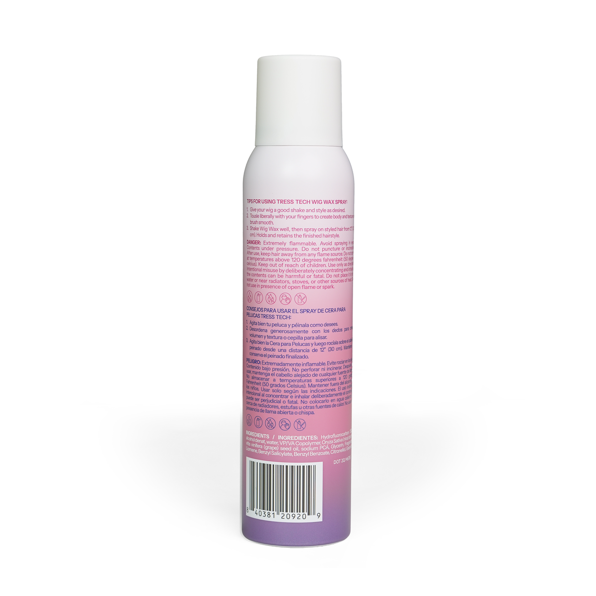 TressTech Wig Wax Spray by TressAllure