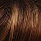 30A27S4 | Shaded Peach | Med Natural Red & Med Red-Gold Blonde Blend-Shaded with Dark Brown
