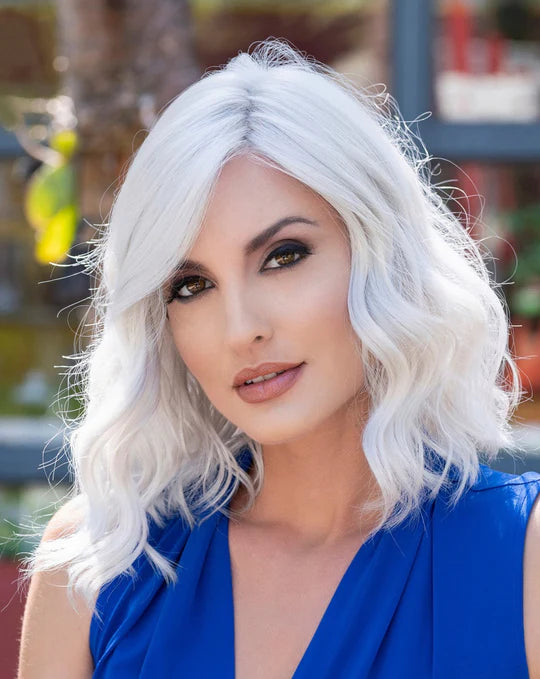 Emma Wig by Envy | Human Hair/Heat Friendly Synthetic Blend Hair | Average Cap