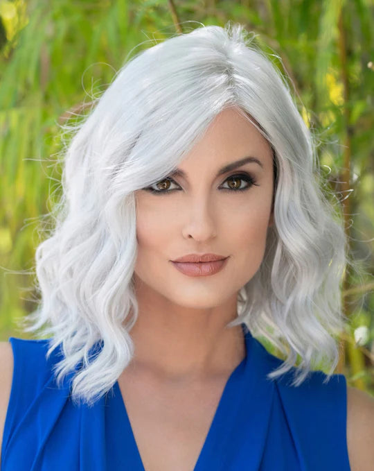 Emma Wig by Envy | Human Hair/Heat Friendly Synthetic Blend Hair | Average Cap