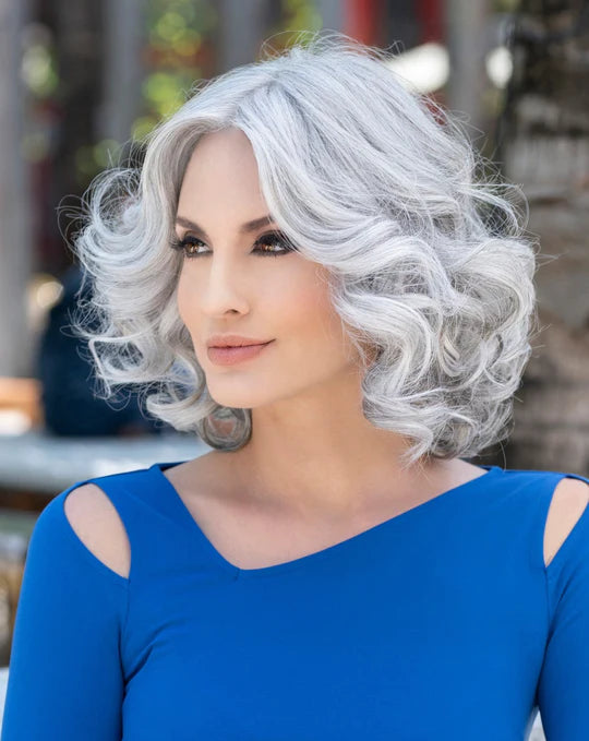 Isabella Wig by Envy | Human Hair/Heat Friendly Synthetic Blend Hair | Average Cap