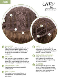 Jolie Wig by Envy | Synthetic Hair | Average Cap