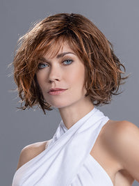 NIGHT by ELLEN WILLE in HAZELNUT ROOTED - 830.28.6 | Medium Brown base with Medium Reddish Brown and Copper Red Highlights and Dark Roots