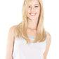 Lace Front Mono Top Straight 18” Topper by BelleTress | Heat Friendly Synthetic