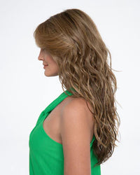 Krista Wig by Envy | Human Hair/Heat Friendly Synthetic Blend Hair | Average Cap
