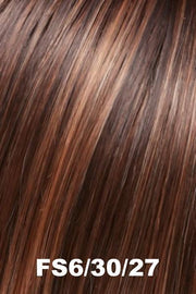 FS6/30/27 | Toffee Truffle - Brown & Med Red Gold & Med Red-Gold Blonde Blend w/ Med Red Gold Blonde Bold Highlights